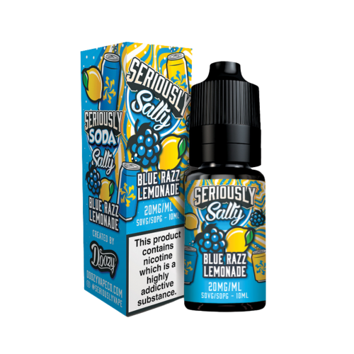 Blue Razz Lemonade Soda Nic Salt E-liquid By Doozy Vape co 5 for £10 Blue Razz Lemonade Soda Nic Salt E-liquid By Doozy Vape co 5 for £10