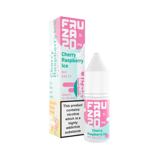 Cherry Raspberry Ice Nic Salt E-Liquid by Fruza - 5 for £10 Cherry Raspberry Ice Nic Salt E-Liquid by Fruza - 5 for £10