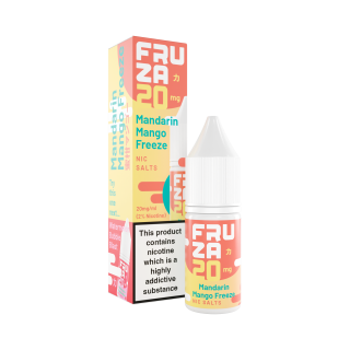Mandarin Mango Freeze Nic Salt E-Liquid by Fruza - 5 for £10 Mandarin Mango Freeze Nic Salt E-Liquid by Fruza - 5 for £10