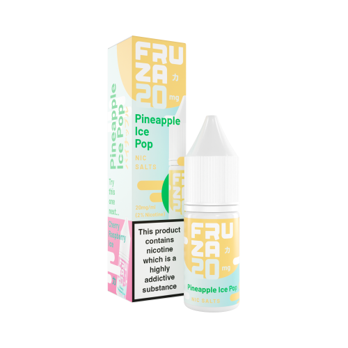 Pineapple Ice Pop Nic Salt E-Liquid by Fruza - 5 for £10 Pineapple Ice Pop Nic Salt E-Liquid by Fruza - 5 for £10