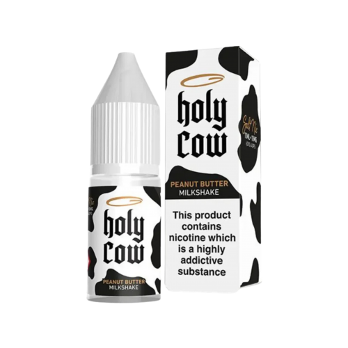 Peanut butter Milkshake Nic Salt E-liquid By Holy Cow 5 for £10 Peanut butter Milkshake Nic Salt E-liquid By Holy Cow 5 for £10