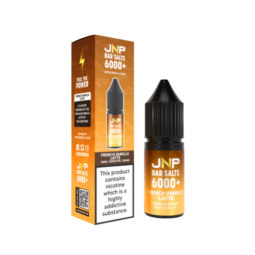 French Vanilla Latte E-liquid By JNP Bar Salts 6000+ French Vanilla Latte E-liquid By JNP Bar Salts 6000+