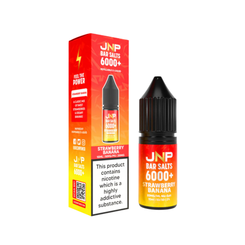 Strawberry Banana E-liquid By JNP Bar Salts 6000+ Strawberry Banana E-liquid By JNP Bar Salts 6000+