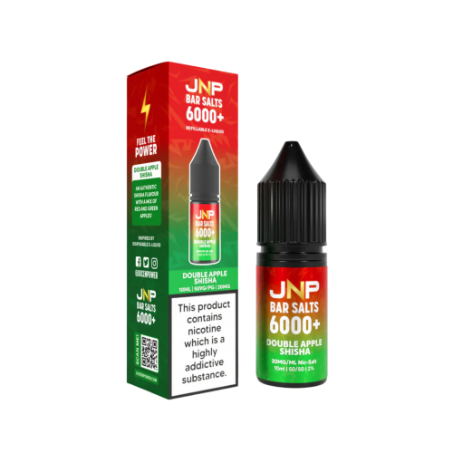Double Apple Shisha E-liquid By JNP Bar Salts 6000+ Double Apple Shisha E-liquid By JNP Bar Salts 6000+