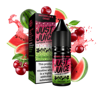 Iconic Watermelon & Cherry Nic Salt E-liquid By Just Juice Only £1.49 Iconic Watermelon & Cherry Nic Salt E-liquid By Just Juice Only £1.49