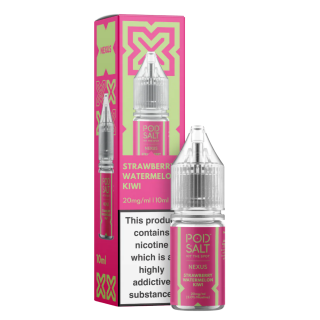 Strawberry Watermelon Kiwi Nic Salt E-Liquid by Pod Salt Nexus Strawberry Watermelon Kiwi Nic Salt E-Liquid by Pod Salt Nexus