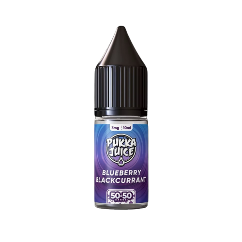 Blueberry Blackcurrant E-liquid By Pukka Juice 50:50 4 for £10 Blueberry Blackcurrant E-liquid By Pukka Juice 50:50 4 for £10