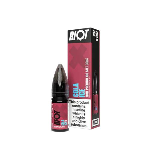 Cola Ice Nic Salt E-liquid By Riot X 5 for £10 Cola Ice Nic Salt E-liquid By Riot X 5 for £10