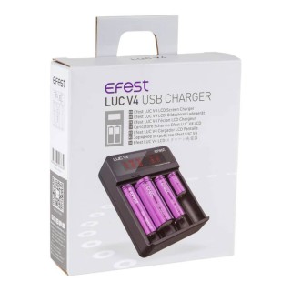 Efest LUC V4 USB Charger - 4 Bay Efest LUC V4 USB Charger - 4 Bay