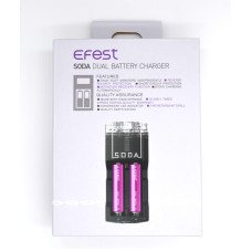 Efest Soda Dual Battery Charger UK Plug Efest Soda Dual Battery Charger UK Plug