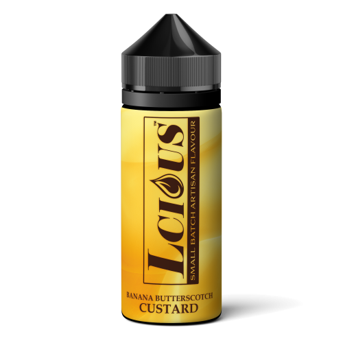 Banana Butterscotch Custard E-liquid by Lcious Flavours 100ml Banana Butterscotch Custard E-liquid by Lcious Flavours 100ml