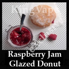 Raspberry Jam Glazed Donut 