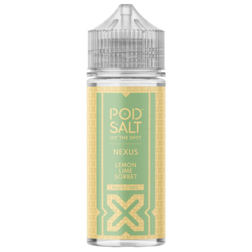 Lemon Lime Sorbet Shortfill E-liquid By Pod Salt Nexus 100ml Lemon Lime Sorbet Shortfill E-liquid By Pod Salt Nexus 100ml